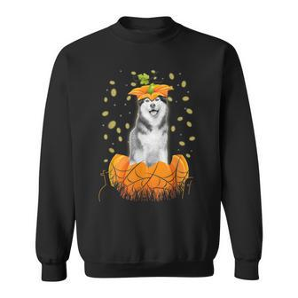 Funny Siberian Husky Halloween Costume For Dog Lover Men Women Sweatshirt Graphic Print Unisex - Thegiftio UK
