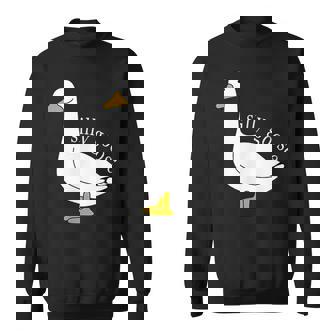 Funny Silly Goose Meme Cute Goose Aesthetic Trendy Clothing Sweatshirt | Mazezy