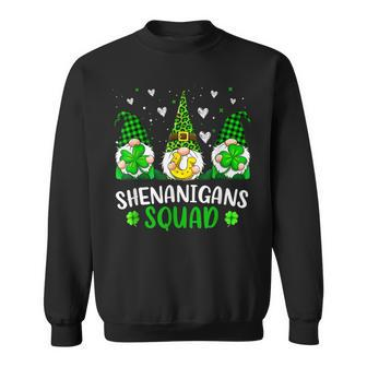 Funny Time For Shenanigans Squad St Patricks Day Gnomes Sweatshirt - Seseable