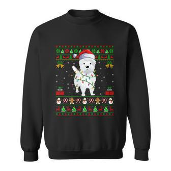 Funny Westie Dog Lover Xmas Santa Ugly Westie Christmas Gift Sweatshirt - Monsterry DE
