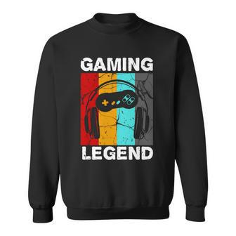 Gaming Legend Retro Sweatshirt - Monsterry