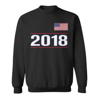 Geburtstag 2018 Sweatshirt mit Amerikanischer Flagge für Männer und Frauen - Seseable