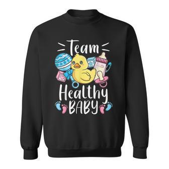 Gender Reveal Team Healthy Baby Sweatshirt | Mazezy