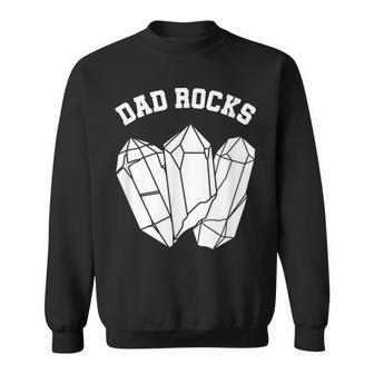 Geologist Dad Rocks Rock Collector Geology Men Women Sweatshirt Graphic Print Unisex - Seseable