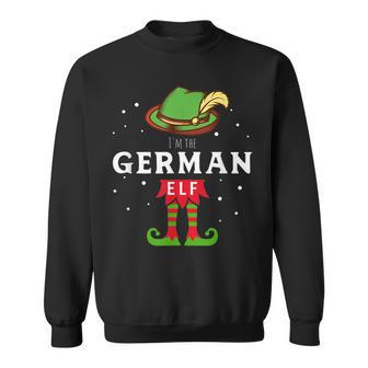 German Elf For Germany Christmas And German Teacher Men Women Sweatshirt Graphic Print Unisex - Thegiftio UK