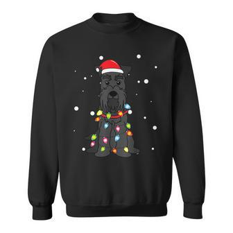 Giant Schnauzer Christmas Mom Dad Dog Gift Men Women Sweatshirt Graphic Print Unisex - Seseable