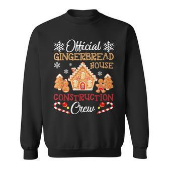 Gingerbread House Construction Crew Gingerbread Men Women Sweatshirt Graphic Print Unisex - Thegiftio UK