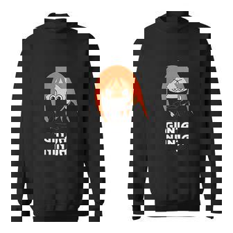 Ginja Ninja Funny Redhead Ginger Red Hair Men Women Sweatshirt Graphic Print Unisex - Thegiftio