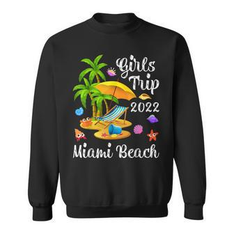 Girls Trip 2022 Summer Vacation Florida Miami Beach Men Women Sweatshirt Graphic Print Unisex - Thegiftio UK