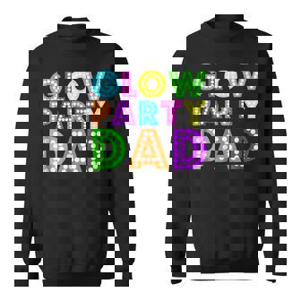 Glow Party Dad Neon Party T Sweatshirt | Mazezy