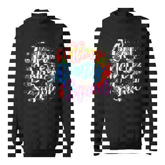 Glow Party Squad Halloween Party Costume Sweatshirt | Mazezy