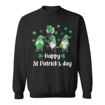 Gnomes Irish Green Lucky Shamrock Happy St Patricks Day Sweatshirt - Seseable