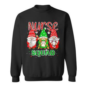 Gnomies Nurse Squad Christmas Gnome Women V3 Men Women Sweatshirt Graphic Print Unisex - Thegiftio UK