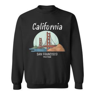 Golden Gate Bridge Gift Design | California | San Francisco Sweatshirt | Mazezy