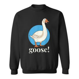Goose Funny Meme Costume Goose Birds Honk Lover Gift Sweatshirt | Mazezy UK