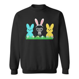 Gorilla Tag Easter Basket Vr Gamer Kids Adults Ns Sweatshirt | Mazezy