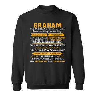 Graham Completely Unexplainable Sweatshirt - Seseable