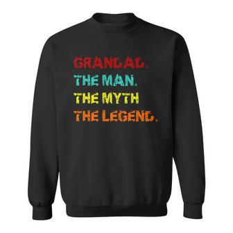 Grandad The Man The Myth The Legend The Bad Influence Sweatshirt - Monsterry CA
