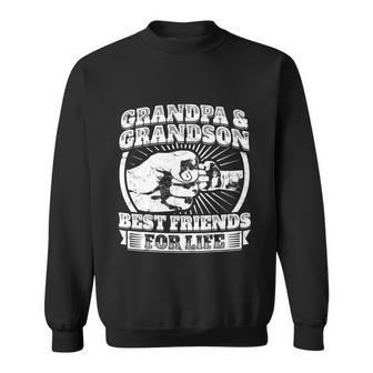 Grandpa And Grandson Gift Family Shirt Grandad Fist Bump Tee Sweatshirt - Monsterry UK