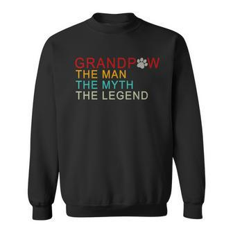 Grandpaw The Man The Myth The Legend Sweatshirt - Monsterry AU