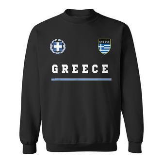 Greece SportsSoccer Jersey Flag Football Greek Sweatshirt | Mazezy