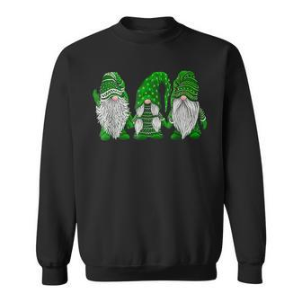 Green Sweater Gnome St Patricks Day Irish Gnome Sweatshirt - Seseable