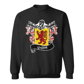 Griffith Coat Of Arms Surname Last Name Family Crest Men Women Sweatshirt Graphic Print Unisex - Thegiftio UK