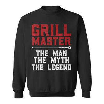 Grill Master The Man The Myth The Legend | Bbq Sweatshirt - Seseable