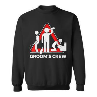Grooms Crew T | Groom Groomsmen | Bachelor Party Sweatshirt - Seseable