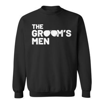 Groomsmen Groom Squat Men Bachelor Supplies Party Wedding Sweatshirt | Mazezy