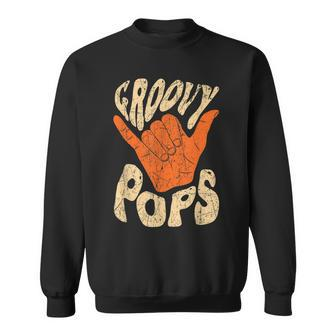 Groovy Pops 70S Aesthetic Nostalgia 1970S Retro Dad Sweatshirt - Seseable