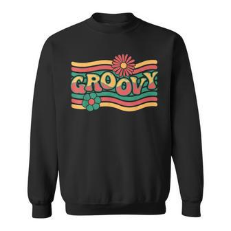 Groovy Retro 70S Sweatshirt - Seseable