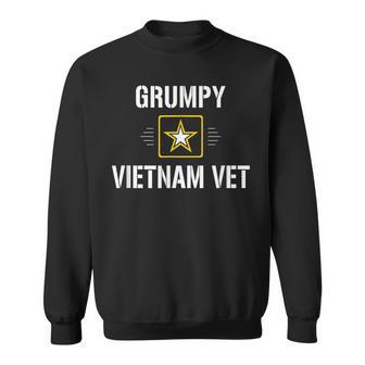 Grumpy Vietnam Vet - Men Women Sweatshirt Graphic Print Unisex - Seseable