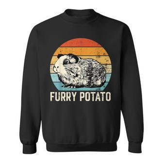 Guinea Pig Furry Potato Vintage Guinea Pig Sweatshirt - Seseable