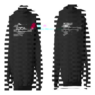 Guitar Lake Shadow Love Guitar Musician Men Women Sweatshirt Graphic Print Unisex - Thegiftio
