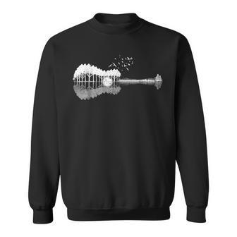 Guitar Lake Shadow Love Guitar Musician Men Women Sweatshirt Graphic Print Unisex - Seseable