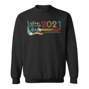 Guitar Lover 2 Years Old Gifts Vintage 2021 Limited Edition Sweatshirt - Seseable