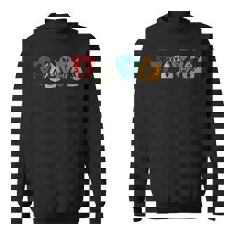 Guitar Pick Gift For Guitarist Retro Vintage Sweatshirt | Seseable CA