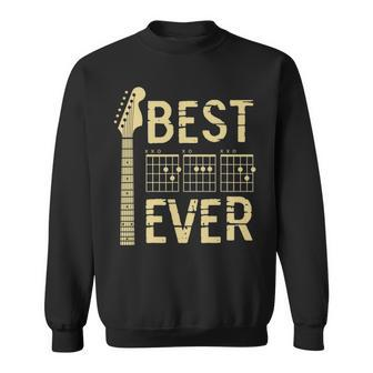 Guitarist Father Best Dad Ever D A D Chord Gifts Guitar V2 Sweatshirt - Seseable