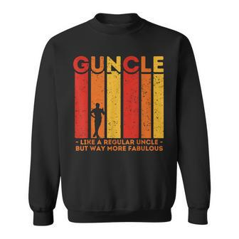 Guncle Gifts Funny Gifts For Gay Uncle Sweatshirt | Mazezy