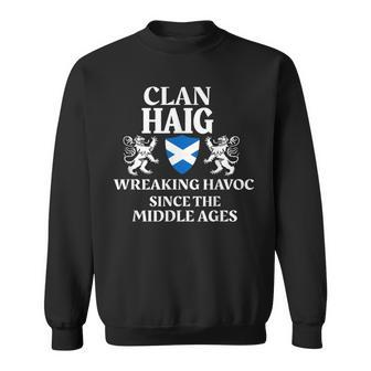 Haig Scottish Family Clan Scotland Name Men Women Sweatshirt Graphic Print Unisex - Seseable