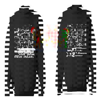 Hairstylist Christmas Buffalo Plaid Red Hairdresser Barber Men Women Sweatshirt Graphic Print Unisex - Thegiftio UK