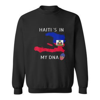 Haiti Is In My Dna Haitian Flag Day Pride Haiti Men Women Sweatshirt Graphic Print Unisex - Thegiftio UK