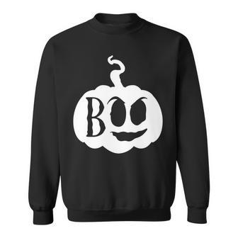 Halloween Boo - Pumpkin White Custom Men Women T-Shirt Graphic Print Casual Unisex Tee Men Women Sweatshirt Graphic Print Unisex - Thegiftio UK