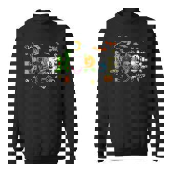 Halloween Nurse Costume Trick Or Treat Nursing Cna Emt Men Women Sweatshirt Graphic Print Unisex - Thegiftio
