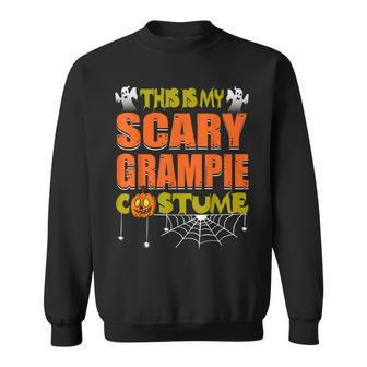 Halloween This Is My Scary Grampie Custom Grandpa Men Men Women Sweatshirt Graphic Print Unisex - Thegiftio UK