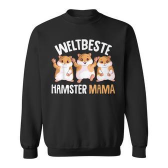 Hamster Mama Goldhamster Damen Mädchen Sweatshirt - Seseable