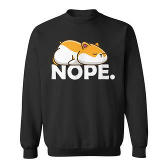 Hamster V3 Men Women Sweatshirt Graphic Print Unisex - Seseable