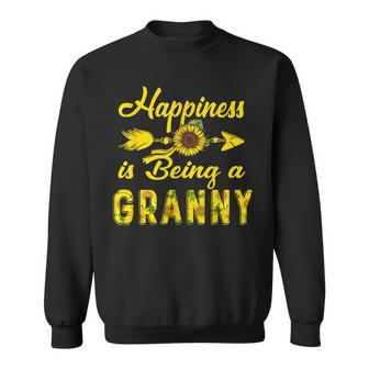 Happiness Is Being A Granny Sunflower Mothers Day Gift Sweatshirt | Mazezy