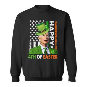 Happy 4Th Of Easter Joe Biden St Patricks Day Leprechaun Hat Sweatshirt - Seseable